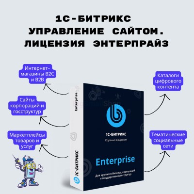 1С-Битрикс: Управление сайтом. Лицензия Энтерпрайз - купить в Асылгужино
